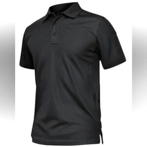 Unbranded Black Men's Polo Casual Golf Shirt Sz XL